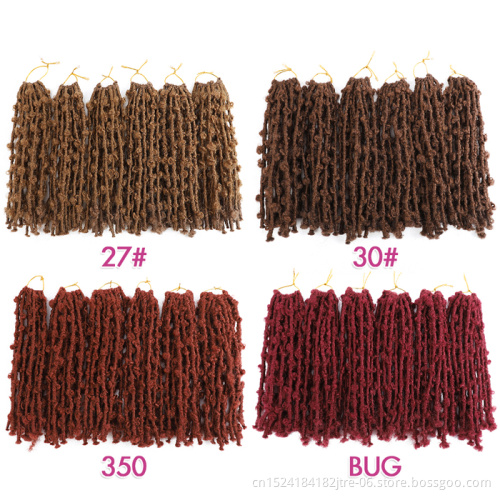 Japanese kaneka fiber locs crochet hair 12" distressed faux locs crochet, short faux locs distress crochet hair